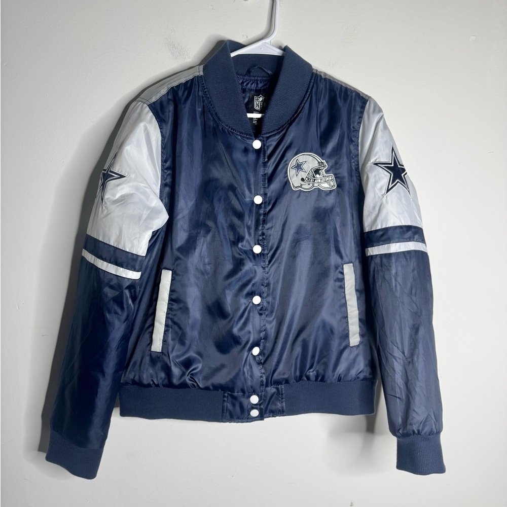 Vintage Women’s NFL Dallas Cowboys Satin Bomber Jacket